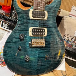 PRS GUITARS LEFTY SLATE BLUE CUSTOM 24 Super Curly Top ZURDA GAUCHER  2026 EN STOCK REAL NO VIRTUAL