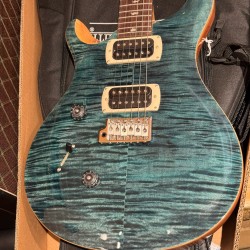 PRS GUITARS LEFTY SLATE BLUE CUSTOM 24 Super Curly Top ZURDA GAUCHER  2026 EN STOCK REAL NO VIRTUAL