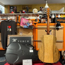 Furch Back Stage 2025 Limited Edition YELLOW OM SX a ( ALL SOLID Black Limba Back / Sides & Sitka Spruce Top)