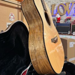 Furch Back Stage 2025 Limited Edition YELLOW OM SX a ( ALL SOLID Black Limba Back / Sides & Sitka Spruce Top)