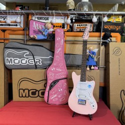 Mooer Guitars MLT10 (Travel/ Short Scale) CANDY PINK 2025 Super Light 2,5Kg