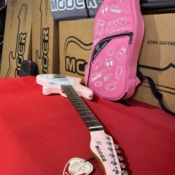 Mooer Guitars MLT10 (Travel/ Short Scale) CANDY PINK 2025 Super Light 2,5Kg