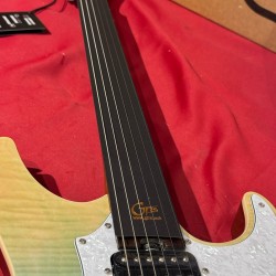 Mooer Guitars GTRS SL810 BLUE BURST 2025 Curly Maple Top