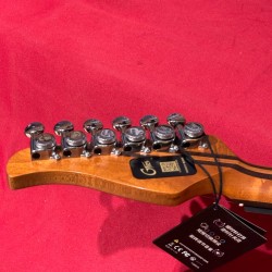 Mooer Guitars GTRS SL810 BLUE BURST 2025 Curly Maple Top