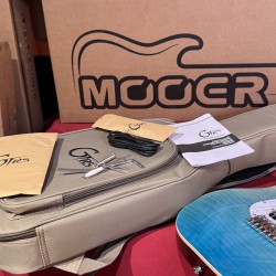 Mooer Guitars GTRS SL810 BLUE BURST 2025 Curly Maple Top