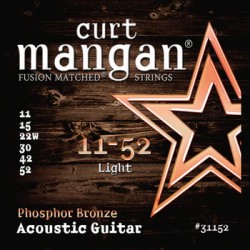 CURT MANGAN 11-52 Guitar Phosphor Bronze set  12-String Medium