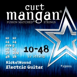 CURT MANGAN 10-48   12-String Med-Light Nickel Wound Guitar String Set