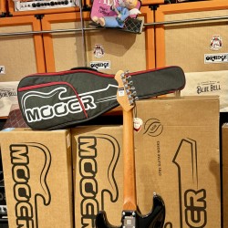 MOOER GUITARS MSC 10 PRO BLACK White Pearl Pickguard   HSS W/ Bag (Stock REAL NO Virtual)