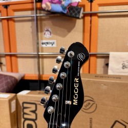 MOOER GUITARS MSC 10 PRO BLACK Tortoise  Pickguard HSS W/ Bag HSS  (Stock REAL NO Virtual)