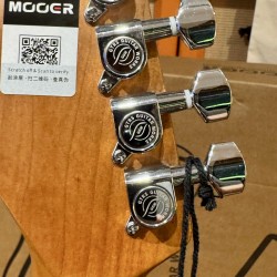 MOOER GUITARS MSC 10 PRO BLACK Tortoise  Pickguard HSS W/ Bag HSS  (Stock REAL NO Virtual)