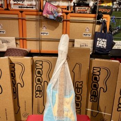 MOOER GUITARS MSC 10 PRO DAPHNE BLUE HSS W/ Bag (Stock REAL NO Virtual)