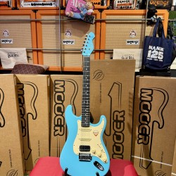 MOOER GUITARS MSC 10 PRO DAPHNE BLUE HSS W/ Bag (Stock REAL NO Virtual)