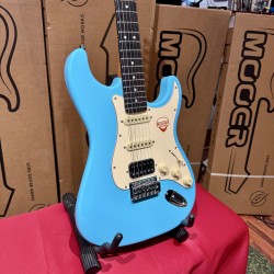 MOOER GUITARS MSC 10 PRO DAPHNE BLUE HSS W/ Bag (Stock REAL NO Virtual)