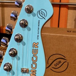 MOOER GUITARS MSC 10 PRO DAPHNE BLUE HSS W/ Bag (Stock REAL NO Virtual)