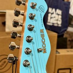 MOOER GUITARS MSC 10 PRO DAPHNE BLUE HSS W/ Bag (Stock REAL NO Virtual)