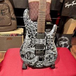 STERLING by Music Man Guitars JP 50 Custom Artwork “ SILVER SKULLS”  EXCLUSIVE for Al’s Music Factory