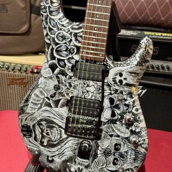 STERLING by Music Man Guitars JP 50 Custom Artwork “ SILVER SKULLS”  EXCLUSIVE for Al’s Music Factory