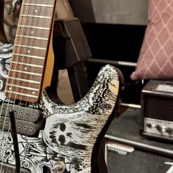 STERLING by Music Man Guitars JP 50 Custom Artwork “ SILVER SKULLS”  EXCLUSIVE for Al’s Music Factory