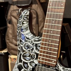 STERLING by Music Man Guitars JP 50 Custom Artwork “ SILVER SKULLS”  EXCLUSIVE for Al’s Music Factory