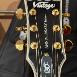 Vintage Guitars V100 30 ANNIVERSARY/ ANIVERSARIO  GREEN BURST W/ Bag