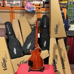 Vintage Guitars V100 30 ANNIVERSARY/ ANIVERSARIO  GREEN BURST W/ Bag