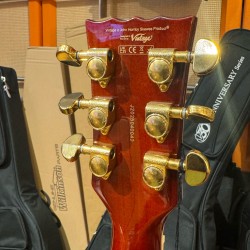 Vintage Guitars V100 30 ANNIVERSARY/ ANIVERSARIO  GREEN BURST W/ Bag