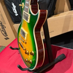 Vintage Guitars V100 30 ANNIVERSARY/ ANIVERSARIO  GREEN BURST W/ Bag
