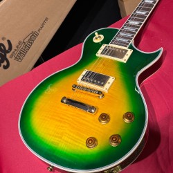 Vintage Guitars V100 30 ANNIVERSARY/ ANIVERSARIO  GREEN BURST W/ Bag