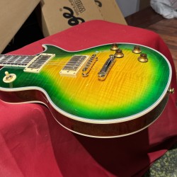 Vintage Guitars V100 30 ANNIVERSARY/ ANIVERSARIO  GREEN BURST W/ Bag
