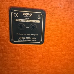 Orange Amplification PP412 AD 4x12”( 16 Ohms) Angulada Made in UK