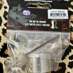 Accesorios Efectos Barefoot Buttons 17 V1 TB SV Tall Boy SILVER