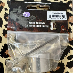 Accesorios Efectos Barefoot Buttons 17 V1 TB SV Tall Boy SILVER