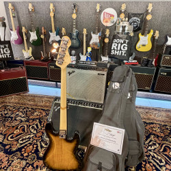 Bajo Vintage Guitars LVJ74 Pro Guitars UNIQUE JAZZ BASS Fretless 2026 Sunburst Gaucher/Zurdo Exclusive Al’s Music Factory