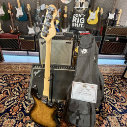 Bajo Vintage Guitars LVJ74 Pro Guitars UNIQUE JAZZ BASS Fretless 2026 Sunburst Gaucher/Zurdo Exclusive Al’s Music Factory