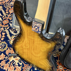 Bajo Vintage Guitars LVJ74 Pro Guitars UNIQUE JAZZ BASS Fretless 2026 Sunburst Gaucher/Zurdo Exclusive Al’s Music Factory