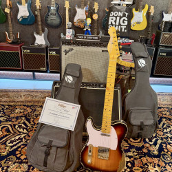 Guitarra Eléctrica Vintage Guitars LV59 Pro Shop UNIQUE TELE CUSTOM HEAVY DISTRESSED RELIC Sunb for Al’s Music Factory