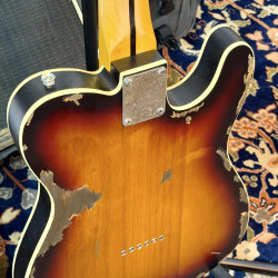 Guitarra Eléctrica Vintage Guitars LV59 Pro Shop UNIQUE TELE CUSTOM HEAVY DISTRESSED RELIC Sunb for Al’s Music Factory