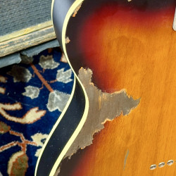 Guitarra Eléctrica Vintage Guitars LV59 Pro Shop UNIQUE TELE CUSTOM HEAVY DISTRESSED RELIC Sunb for Al’s Music Factory