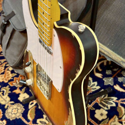 Guitarra Eléctrica Vintage Guitars LV59 Pro Shop UNIQUE TELE CUSTOM HEAVY DISTRESSED RELIC Sunb for Al’s Music Factory