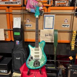 Guitarra Eléctrica Oopeg Guitars Supreme Colection Trailbreaker Mark I "Old Garage Stock" Green Paisley  LEFTY ZURDA