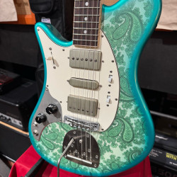 Guitarra Eléctrica Oopeg Guitars Supreme Colection Trailbreaker Mark I "Old Garage Stock" Green Paisley  LEFTY ZURDA