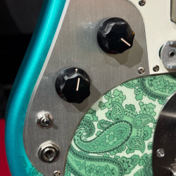 Guitarra Eléctrica Oopeg Guitars Supreme Colection Trailbreaker Mark I "Old Garage Stock" Green Paisley  LEFTY ZURDA
