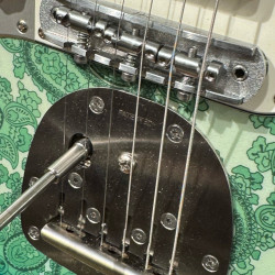 Guitarra Eléctrica Oopeg Guitars Supreme Colection Trailbreaker Mark I "Old Garage Stock" Green Paisley  LEFTY ZURDA
