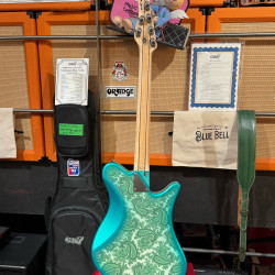 Guitarra Eléctrica Oopeg Guitars Supreme Colection Trailbreaker Mark I "Old Garage Stock" Green Paisley  LEFTY ZURDA