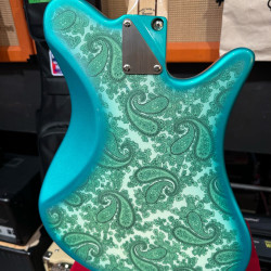Guitarra Eléctrica Oopeg Guitars Supreme Colection Trailbreaker Mark I "Old Garage Stock" Green Paisley  LEFTY ZURDA