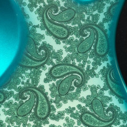 Guitarra Eléctrica Oopeg Guitars Supreme Colection Trailbreaker Mark I "Old Garage Stock" Green Paisley  LEFTY ZURDA