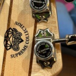 Guitarra Eléctrica Oopeg Guitars Supreme Colection Trailbreaker Mark I "Old Garage Stock" Green Paisley  LEFTY ZURDA