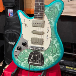 Guitarra Eléctrica Oopeg Guitars Supreme Colection Trailbreaker Mark I "Old Garage Stock" Green Paisley  LEFTY ZURDA