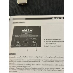 Joyo 212V Cabinet Celestion Vintage 30 Stereo Mono